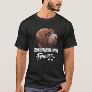 Camiseta Cães 365 Apontando Griffon para sempre