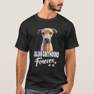 Camiseta Cães 365 Galgos Italianos Para Cães Cortos