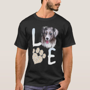 Camiseta Cães 365 Pata de Cão-Pastor Americana Miniatura