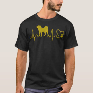 Camiseta Cães 365 Pulsação Shiba Inu Cães Salvamento Animal