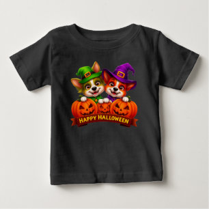 Camiseta Cães Adoráveis com Fantasias de Halloween