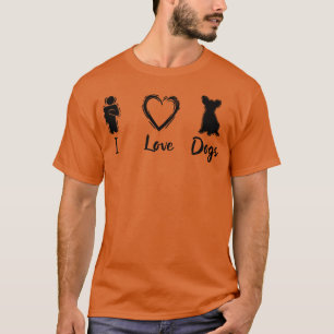 Camiseta Cães Amam piada