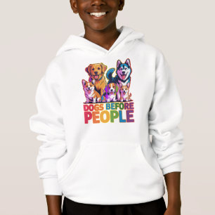 Camiseta Cães Antes das Pessoas Citação Divertida para Aman
