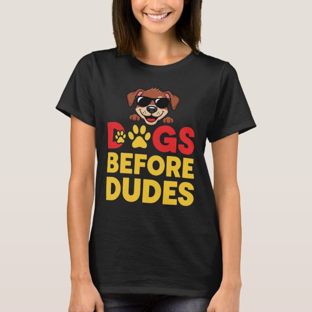 Camiseta Cães Antes dos Caras (Frente)