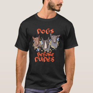 Camiseta Cães antes dos homens Bull Terrier