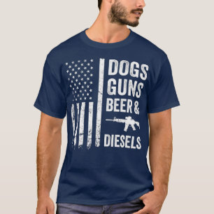 Camiseta CÃES ARMAS DE CERVEJA DIESELS Mecânicos