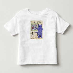 Camiseta "Cães azuis como série dos artistas" pelo artist