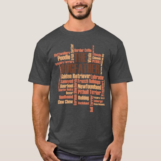 Camiseta Cães Cães Cães Cachorro Cachorro Cachorro Cachorro (Frente)