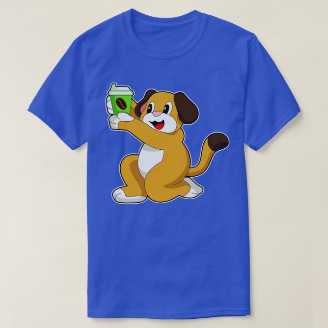 Camiseta Cães Café Mug (Frente do Design)