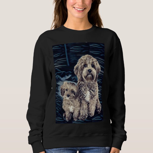 Camiseta Cães Cavapoo Poodle Pet Adorável (Frente)
