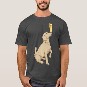 Camiseta Cães Cervejas Labrador Retriever Artesanato Beer