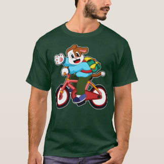 Camiseta Cães com Bicicleta