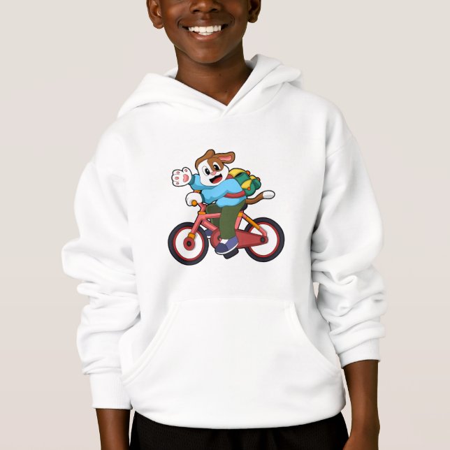 Camiseta Cães com Bicicleta (Frente)