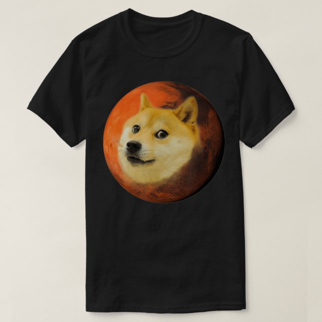 Camiseta Cães Cópulos Marte Cópulos Vermelhos Criptocuro Pl (Frente do Design)