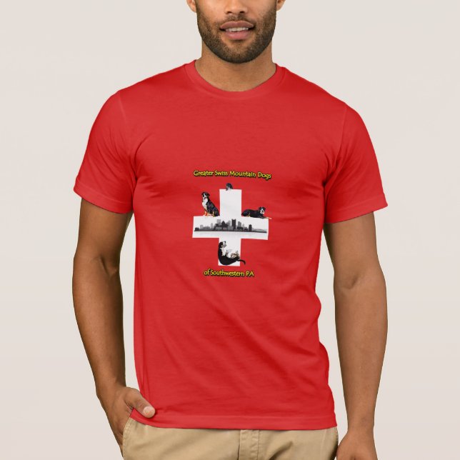 Camiseta Cães da Grande Montanha Suíça do Oeste PA T- (Frente)