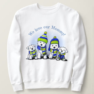 Camiseta Cães da tripulação KiniArt Cozy