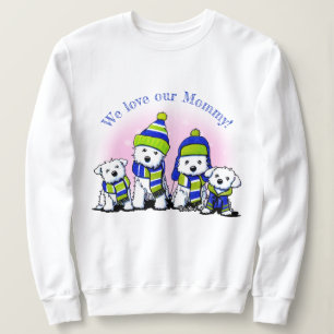 Camiseta Cães da tripulação KiniArt Cozy