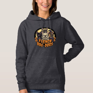 Camiseta Cães de Boo Franceses Design de Bulldog Francês de