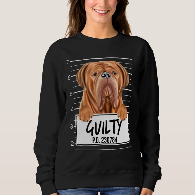 Camiseta Cães de Bordéus Foto Guilty Cão (Frente)