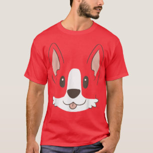 Camiseta Cães de Cartoon Corgi Bonitos Proprietários de Cac