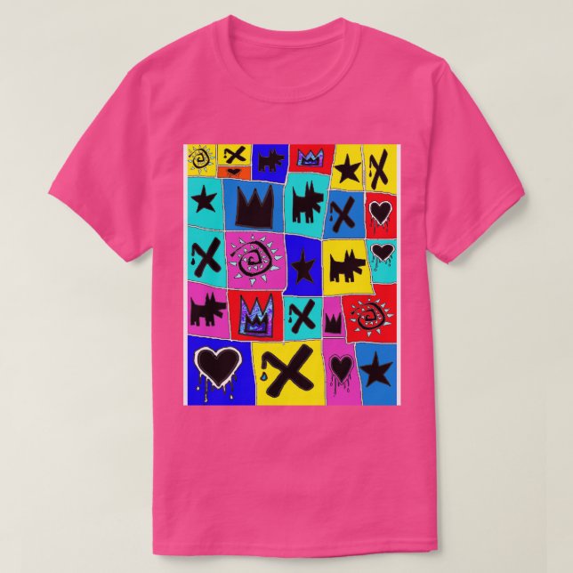 Camiseta Cães de grafite (Frente do Design)