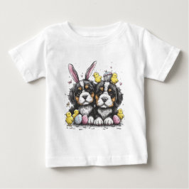 Camiseta Cães de Montanha Bernese páscoas