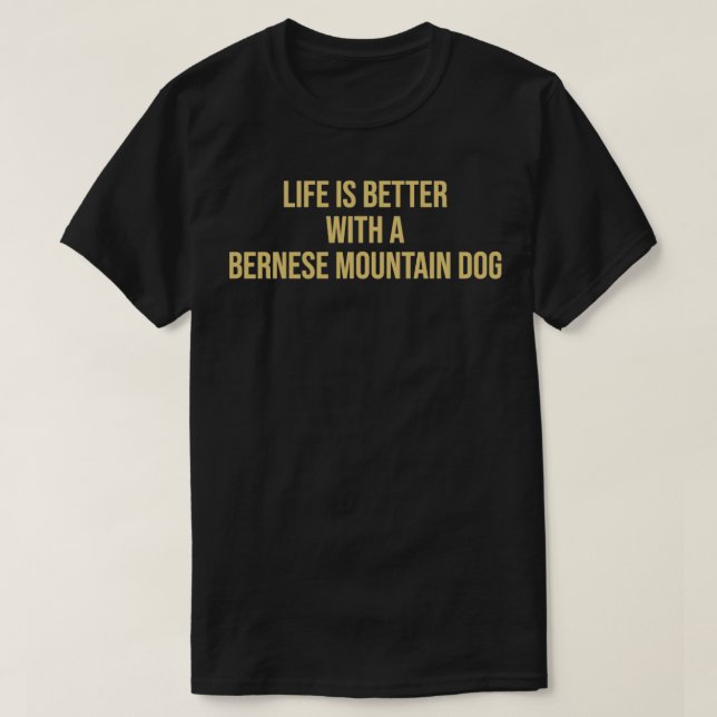 Camiseta Cães de Montanha Berneses1 (Frente do Design)