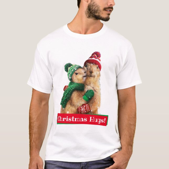 Camiseta Cães de Natal (Frente)