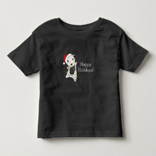 Camiseta Cães de Natal Dalmáticos Cães de inverno Cães de i