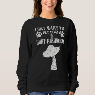 Camiseta Cães de Pet e Caça ao Cogumelo