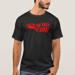 Camiseta Cães de Pet Rápidos Vivos