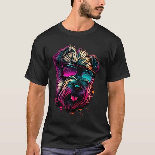Camiseta Cães de Terrier com revestimento mole 2 (Frente)