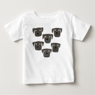 Camiseta Cães de varejo, Labrador Preto e Ilegal