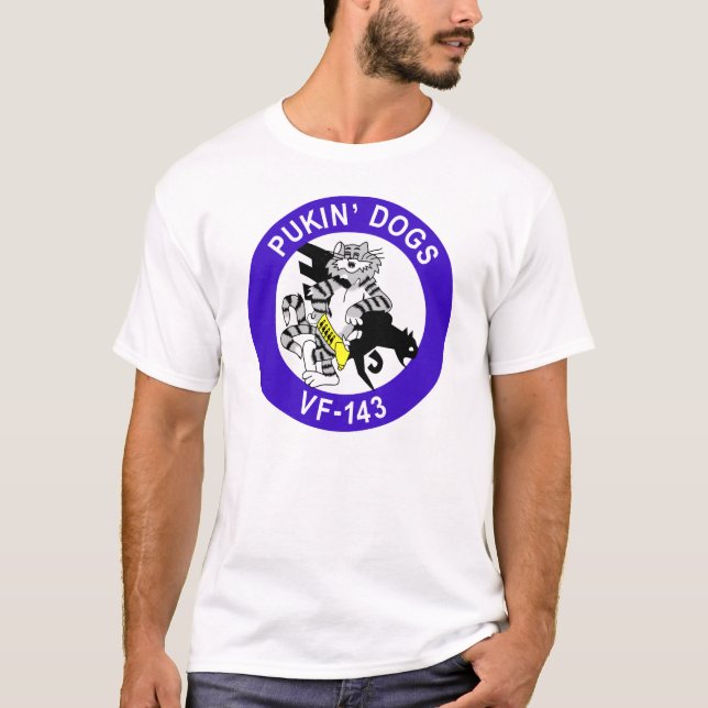 Camiseta Cães de VF-143 Pukin (Frente)