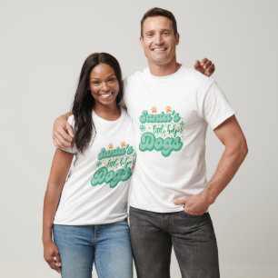 Camiseta Cães Divertidos do Pequeno Ajuda do Papai Noel