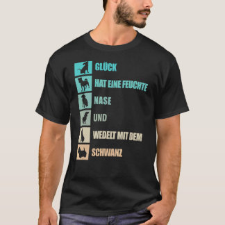 Camiseta Cães Dizendo Em Alemão Sobre Quatro Cachorros Amig