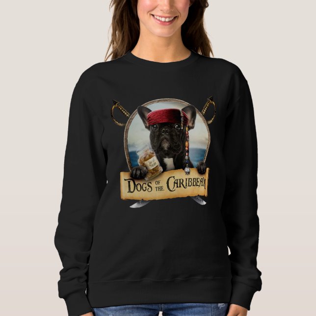 Camiseta Cães Do Bulldog Francês Caribe (Frente)