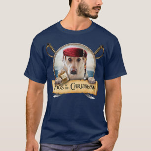 Camiseta Cães Do Caribe - Pirata Labrador Amarelo-Cute