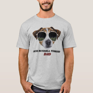 Camiseta Cães do Dia de os pais do Pai legal Jack Russell T