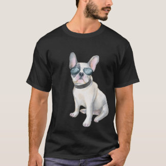 Camiseta Cães dos aviadores do buldogue francês de Frenchie