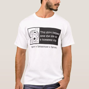 Camiseta Cães dos sem abrigo da ajuda