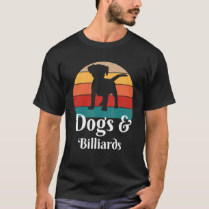 Camiseta Cães e Billards
