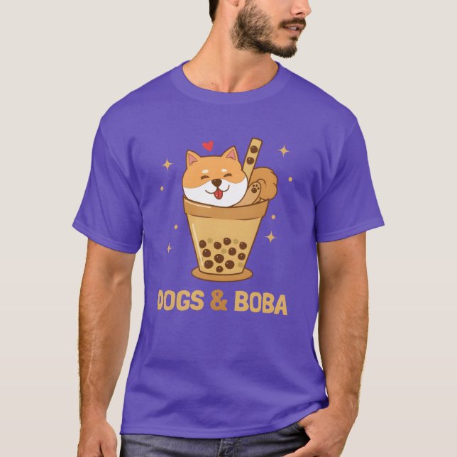 Camiseta Cães e Boba Cachorro Pai Cachorro Mãe Cachorro Shi (Frente)
