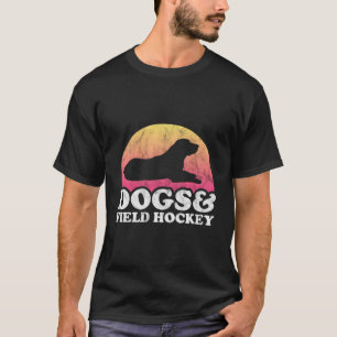 Camiseta Cães E Cães De Hóquei Em Campo