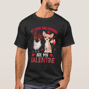 Camiseta Cães E Galinhas São Meu Chihuahua Do Dia Dos Namor