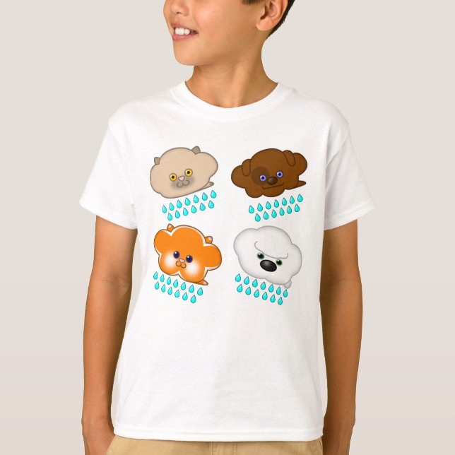 Camiseta Cães e Gatos em Choque (Frente)