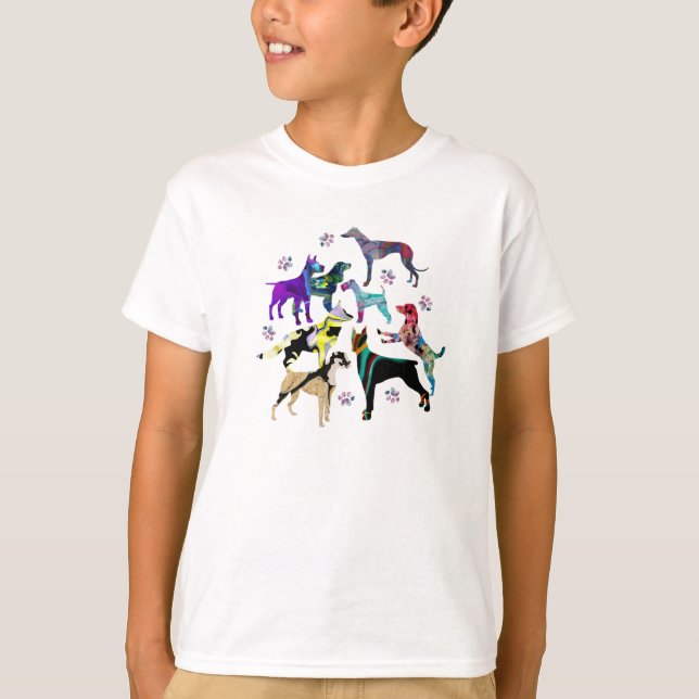 Camiseta Cães e patas (Frente)