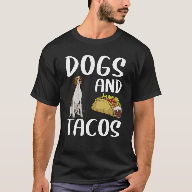Camiseta Cães E Tacos Comida Irlandesa Terrier Mexicana (Frente)
