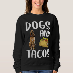 Camiseta Cães e Tacos Comida Mexicana Bloodhound