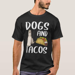 Camiseta Cães e Tacos Comida Mexicana Hound Afegã